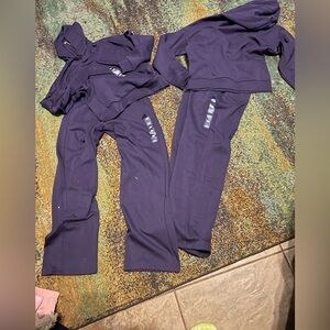 Purple Hoodie and pants  Set